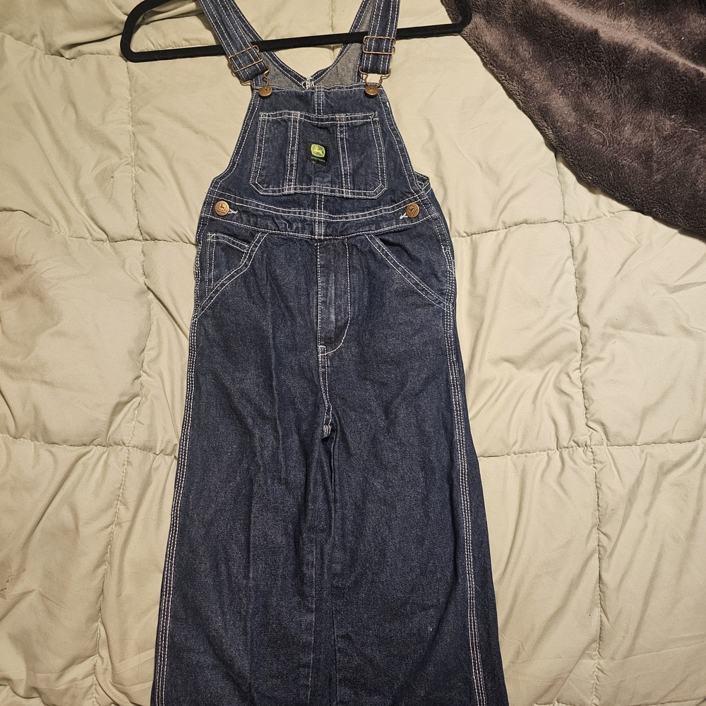 John Deere Kids Denim Overalls - Picture 2 of 7